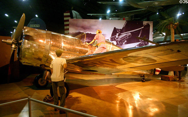 Curtiss P-36A Hawk (1938) fighter at National Museum of USAF. Dayton, OH.