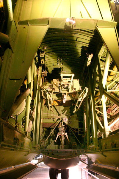 Bomb bay of Convair B36J (1946-58) bomber at National Museum of USAF. Dayton, OH.