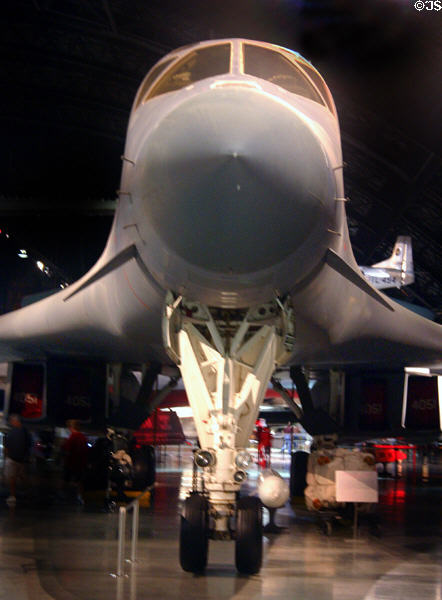 Boeing B-1B Lancer (1981) bomber at National Museum of USAF. Dayton, OH.