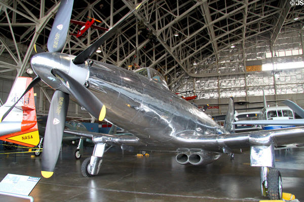 Fisher P-75A Eagle (1942) with 2 coaxial props at National Museum of USAF. Dayton, OH.