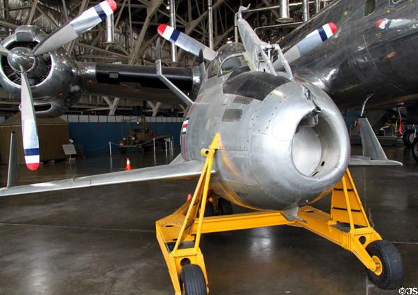 Nose of McDonnell XF-85 Goblin (1945) at National Museum of USAF. Dayton, OH.