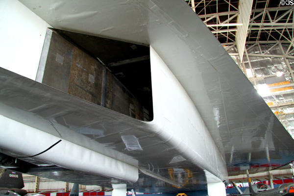 Air intake of North American XB-70 Valkyrie (1964) at National Museum of USAF. Dayton, OH.