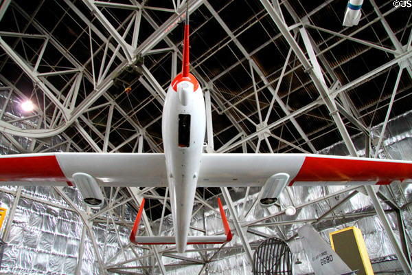 Boeing YQM-94A Compass Cope B (1972) high-altitude, long-range, remotely piloted vehicle (RPV) for long-endurance photographic reconnaissance at National Museum of USAF. Dayton, OH.