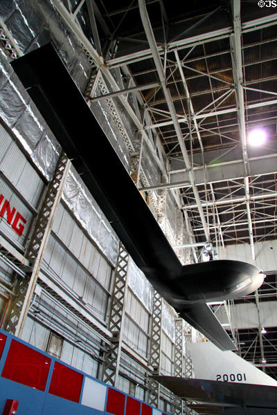 General Atomics Aeronautical Systems RQ-1 Predator (1994) pilotless Intelligence, Surveillance & Reconnaissance (ISR) platform at National Museum of USAF. Dayton, OH.
