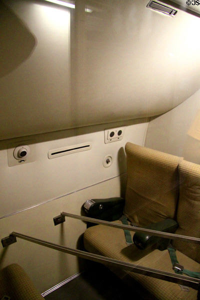 Seats & pull-down berth in Douglas VC-118 Independence (1947) Presidential plane of Harry Truman at National Museum of USAF. Dayton, OH.