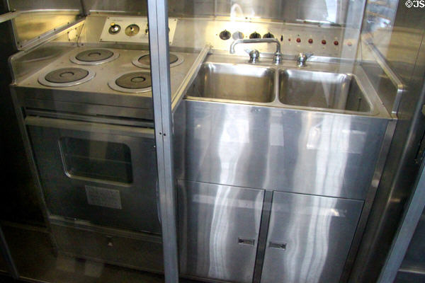 Galley in Douglas VC-118 Independence (1947) Presidential plane of Harry Truman at National Museum of USAF. Dayton, OH.