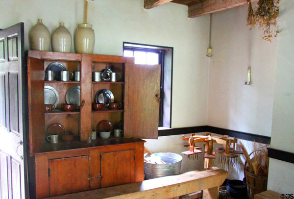 Interior of William Morris House at Carillon Historical Park. Dayton, OH.