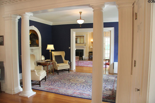Parlor of Wright's Hawthorn Hill. Dayton, OH.