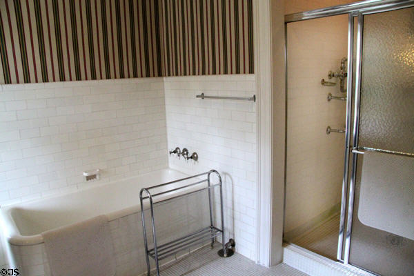 Orville Wright's bathroom at Hawthorn Hill. Dayton, OH.