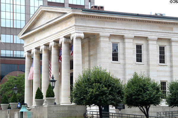 Montgomery County Courthouse (1847) (Main at Third St.). Dayton, OH. Style: Greek Revival. Architect: Howard Daniels. On National Register.