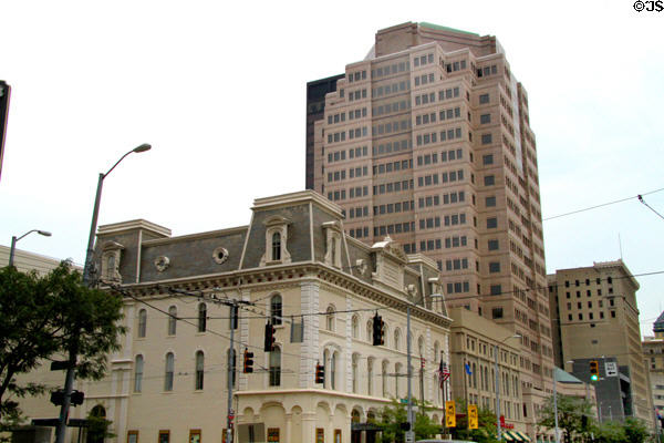 Fifth Third Center over The Victoria theater. Dayton, OH.