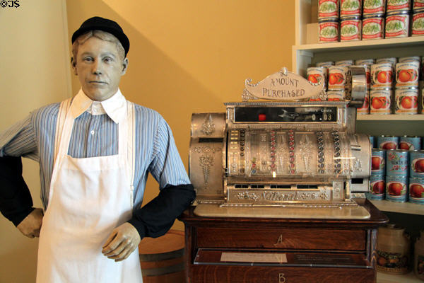 National Cash Register in Hale's Grocery store at Dayton Aviation Heritage National Historical Park. Dayton, OH.