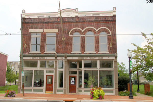 Booth Block (1890) at Dayton Aviation Heritage National Historical Park. Dayton, OH.
