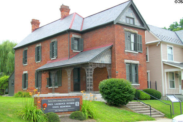 Paul Laurence Dunbar State Memorial building & part of Dayton Aviation Heritage National Historical Park. Dayton, OH.