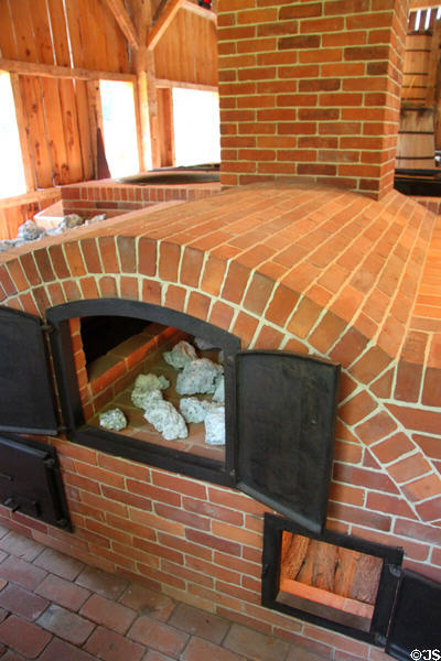 Furnace in Ashery at Historic Kirtland Village. Kirtland, OH.