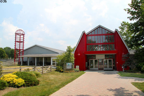 Entrance to Lake Metroparks Farmpark. Kirtland, OH.