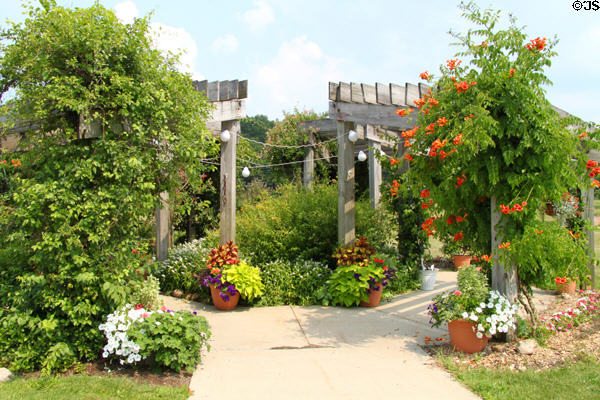 Pergolas at Lake Metroparks Farmpark. Kirtland, OH.