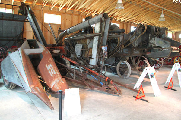Antique farm machines at Lake Metroparks Farmpark. Kirtland, OH.