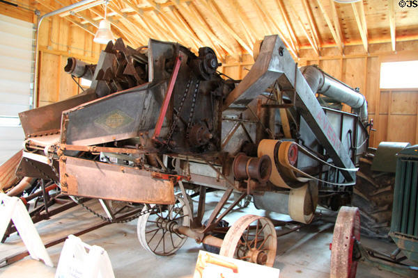 Avery All-steel Thresher (c1930s) for Peoria, IL at Lake Metroparks Farmpark. Kirtland, OH.