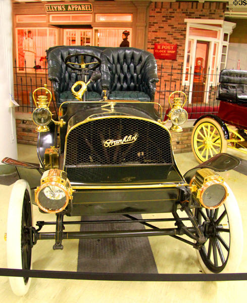 Franklin Model F 5-passenger (1905) from Syracuse, NY at Crawford Auto Aviation Museum of Cleveland History Center. Cleveland, OH.