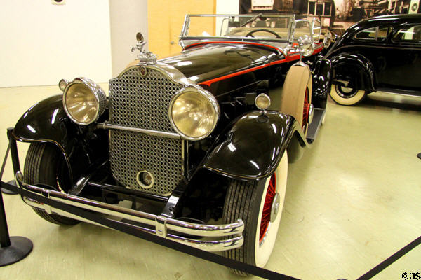 Packard Model 745 Deluxe Dual Cowl Phaeton (1930) from Detroit, MI at Crawford Auto Aviation Museum of Cleveland History Center. Cleveland, OH.