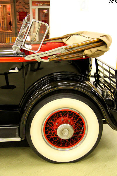 Packard Model 745 Deluxe Dual Cowl Phaeton (1930) from Detroit, MI at Crawford Auto Aviation Museum of Cleveland History Center. Cleveland, OH.