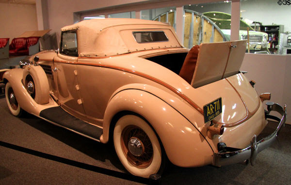 Auburn 8-851 Cabriolet (1935) from Auburn, IN at Crawford Auto Aviation Museum of Cleveland History Center. Cleveland, OH.