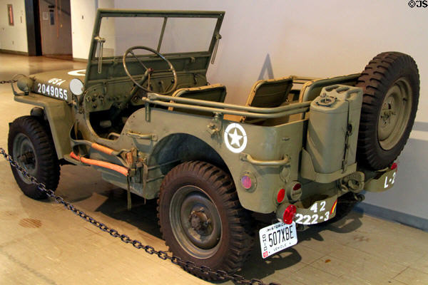 Willys 1/4-ton General Purpose 4x4 Jeep (1942) from Toledo, OH at Crawford Auto Aviation Museum of Cleveland History Center. Cleveland, OH.