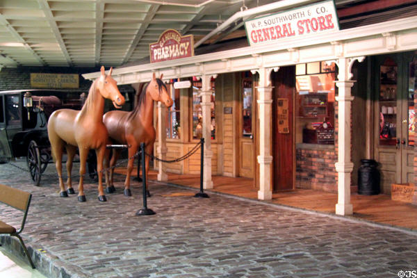 Historic village recreation at Cleveland History Center. Cleveland, OH.
