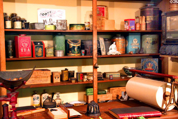 General store at Cleveland History Center. Cleveland, OH.