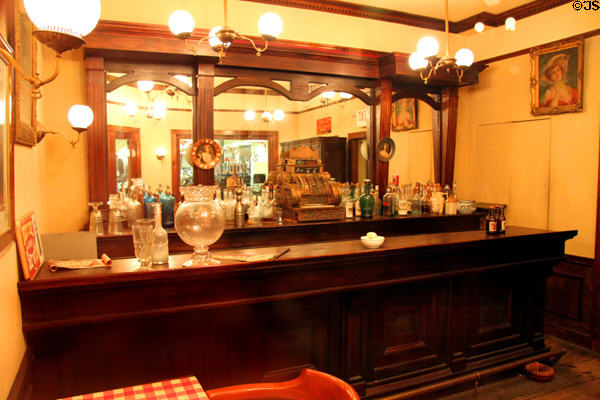 Saloon bar at Cleveland History Center. Cleveland, OH.