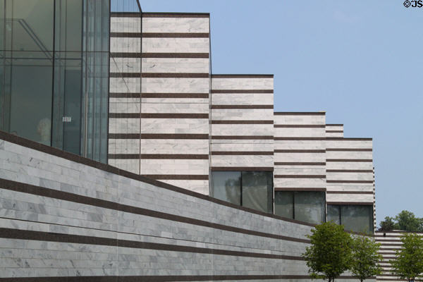East wing for Cleveland Museum of Art (2010). Cleveland, OH. Architect: Rafael Viñoly.