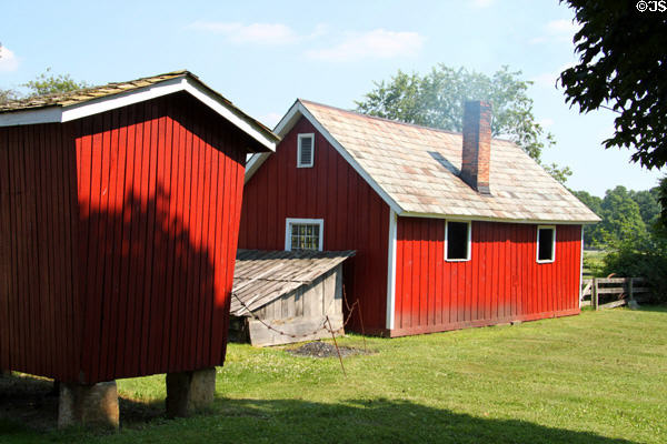 Farm outbuildings at Hale Farm. Cleveland, OH.