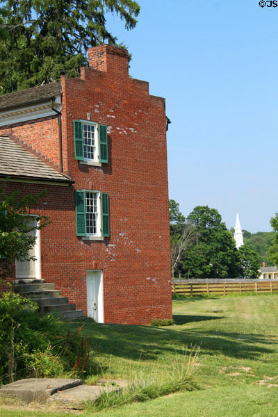 Side view of Jonathan Hale House. Cleveland, OH.