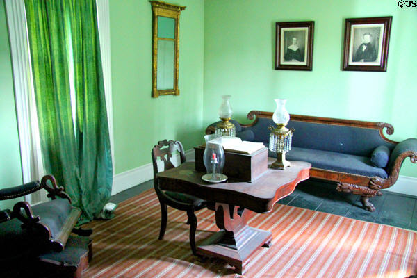 Parlor in Clement Jagger House at to Hale Farm. Cleveland, OH.