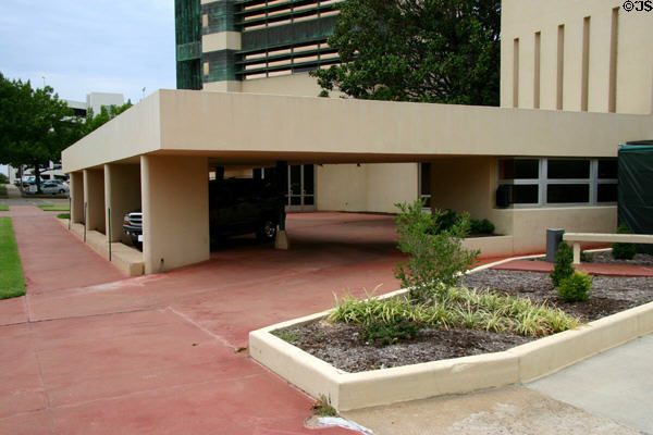 Driveway design of Price Tower. Bartlesville, OK.