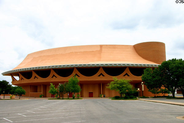 Bartlesville Community Center (1982). Bartlesville, OK. Architect: William Wesley Peters of Frank Lloyd Wright Foundation.