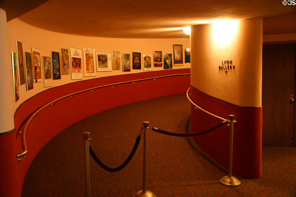 Circular ramp in Bartlesville Community Center. Bartlesville, OK.