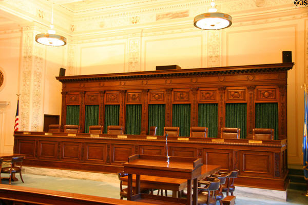 Supreme Court of Oklahoma in State Capitol. Oklahoma City, OK.
