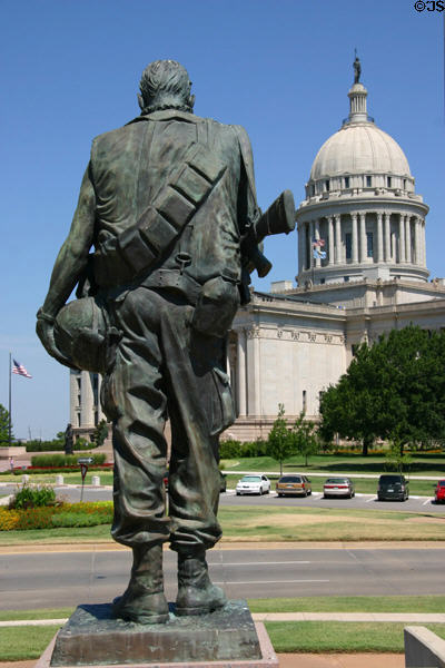 Vietnam Memorial opposite Oklahoma State Capitol. Oklahoma City, OK.