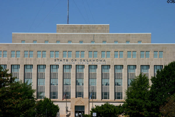 State of Oklahoma Jim Thorpe Office Building. Oklahoma City, OK.