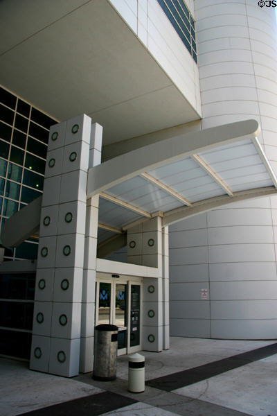 Entrance of Ronald J. Norick Downtown Library. Oklahoma City, OK.