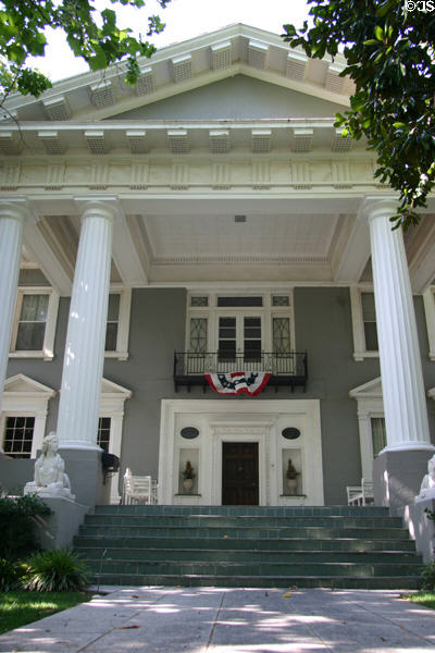 Johnson-Hightower house (1907) in Heritage Hills Historical Preservation District. Oklahoma City, OK. Style: Greek Revival.