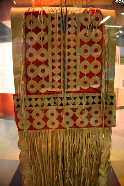 Apache saddle bag at Oklahoma History Center. Oklahoma City, OK.