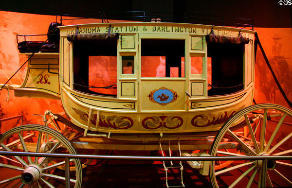 Concord stagecoach at Oklahoma History Center. Oklahoma City, OK.