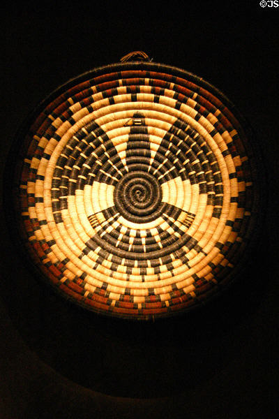 Hopi basket (1961) with eagle at National Cowboy Museum. Oklahoma City, OK.