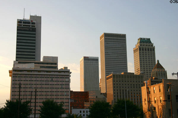 Tulsa skyline. Tulsa, OK.