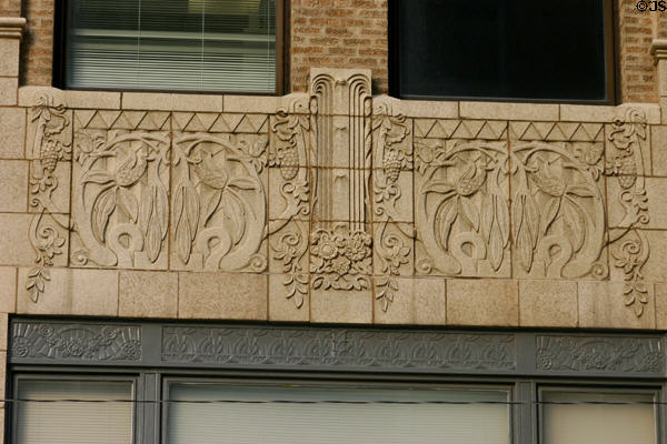 Garden relief pattern of Amoco North Building. Tulsa, OK.