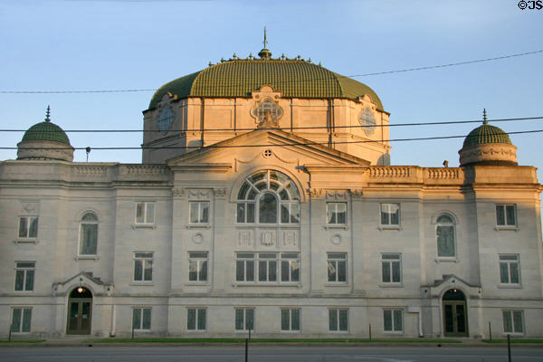 Octagonal dome of First Christian Church. Tulsa, OK.