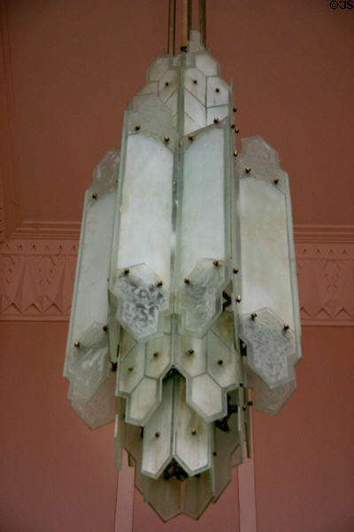 Interior lamp of Boston Avenue Methodist Church. Tulsa, OK.